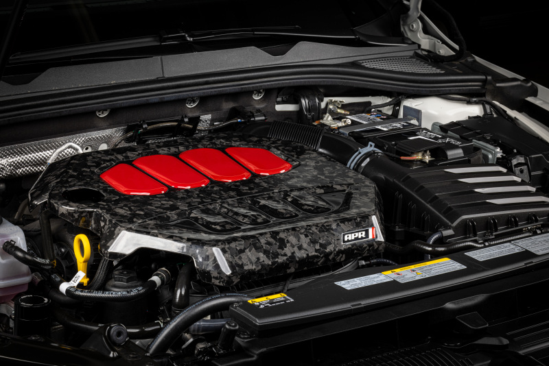 Volkswagen GTI Engine Cover - APR - Exotic Gloss Forged Carbon Fiber - Gloss Forged Carbon Fiber - `22-`24