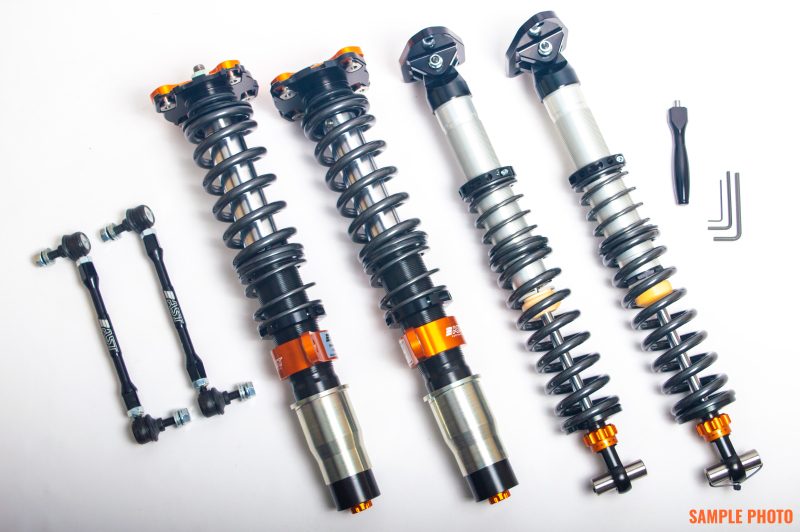 Toyota Yaris Coilover Suspension Kit - Front + Rear - AST - 5100 Series, 1-Way Adjustable - `21-`27