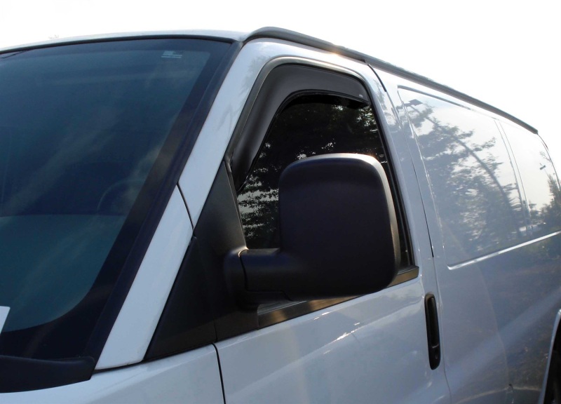 Jeep Wrangler In-Channel Ventvisors - Front - AVS - Smoke - `97-`06