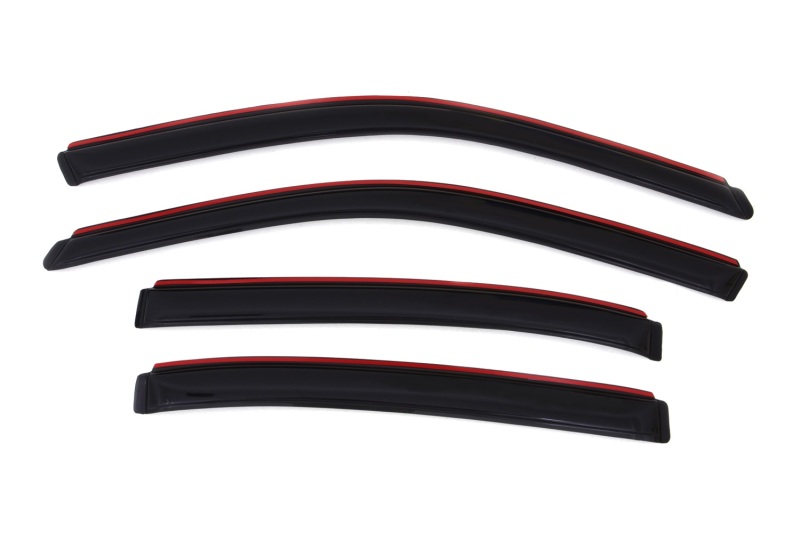 Chevrolet Malibu Wind Deflectors - Front + Rear - AVS - In-Channel - Smoke - `04-`07 Chevrolet Malibu Wind Deflectors - Front + Rear - AVS - In-Channel - Smoke - `04-`07