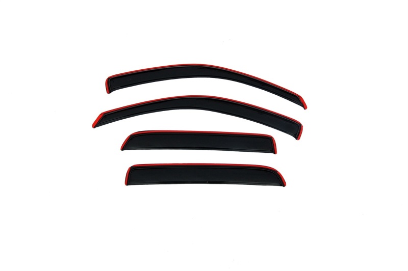 Dodge Dakota Ventvisors - Front + Rear - AVS - In-Channel - Smoke - `05-`11