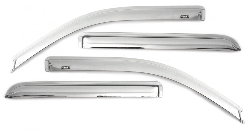 Hyundai Sonata Wind Deflectors - Front + Rear - AVS - Ventvisor - Chrome - `11-`14 Hyundai Sonata Wind Deflectors - Front + Rear - AVS - Ventvisor - Chrome - `11-`14