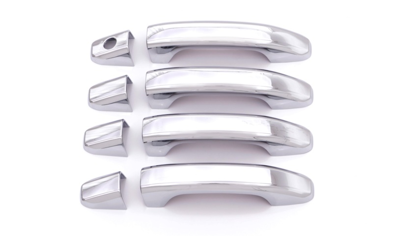 GMC Sierra 2500 HD Door Handle Covers - AVS - 4 Door 8pc Set - Chrome - `15-`19