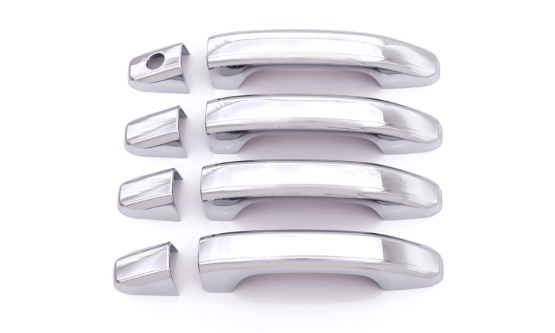 GMC Sierra 2500 HD Door Handle Covers - AVS - 4 Door 8pc Set - Chrome - `15-`19