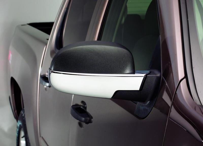 Chevrolet Silverado 3500 Mirror Covers - AVS - Chrome - `01-`06