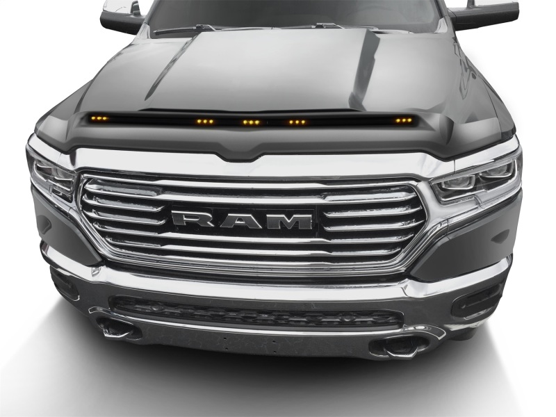 RAM 1500 Hood Protector - AVS - Aeroskin LightShield - Billet Silver - `19-`22