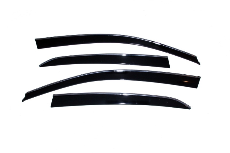 Infiniti G35 Wind Deflectors - AVS - Low Profile - Smoke w/Chrome Trim - `07-`10 Infiniti G35 Wind Deflectors - AVS - Low Profile - Smoke w/Chrome Trim - `07-`10