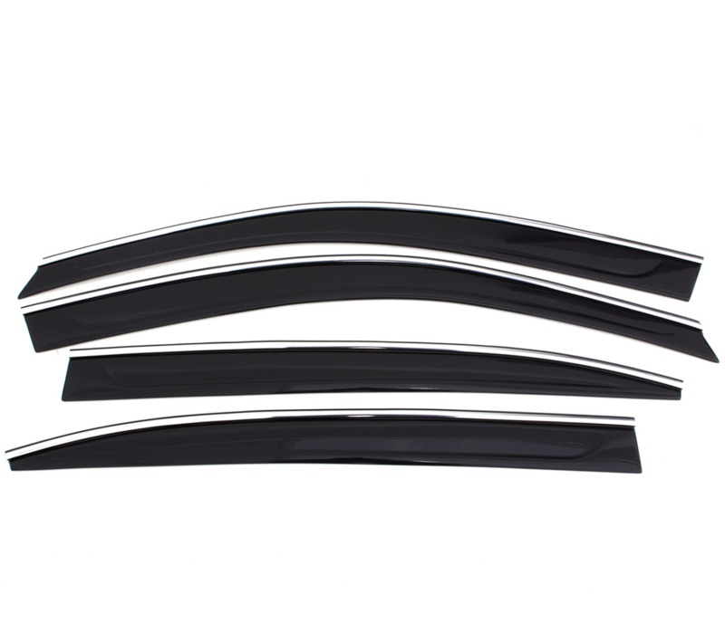Chevrolet Suburban Wind Deflectors - AVS - Low Profile - Chrome - `15-`19 Chevrolet Suburban Wind Deflectors - AVS - Low Profile - Chrome - `15-`19
