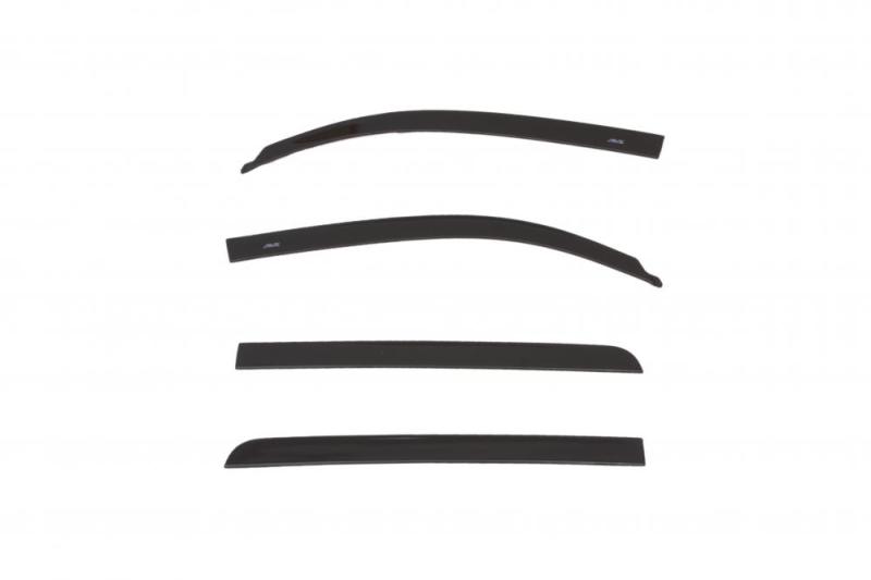 Toyota Tundra Crewmax Wind Deflectors - AVS - Low Profile Color Match - Black - `15-`18