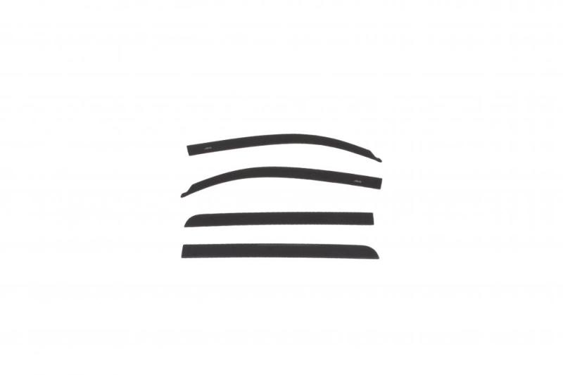 Toyota Tundra CrewMax Wind Deflectors - Side - AVS - Low Profile Color Match Ventvisor - Midnight Black Metallic - `19-`21