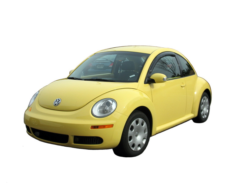 Volkswagen Beetle Wind Deflectors - Front - AVS - Ventvisor Outside Mount - Smoke - `98-`10