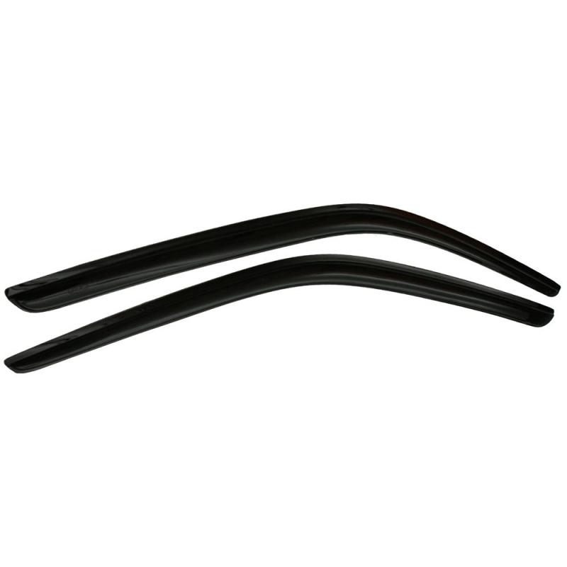 Ford Transit Connect Wind Deflectors - Front - AVS - Ventvisor Outside Mount - Smoke - `14-`18 Ford Transit Connect Wind Deflectors - Front - AVS - Ventvisor Outside Mount - Smoke - `14-`18