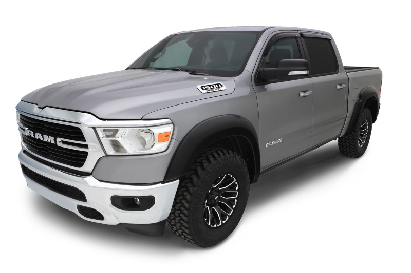 Ram Quad Cab Wind Deflectors - AVS - Outside Mount - Smoke - 2019