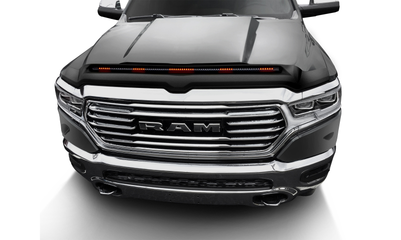 RAM 1500 Hood Deflector - AVS - Aeroskin LightShield Pro - Black - `19-`22