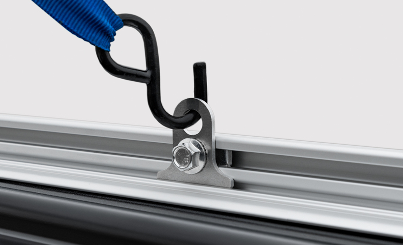 Nissan Titan Truck Bed Utility Rails - Access - ADARAC Aluminum - Silver - `17-`24