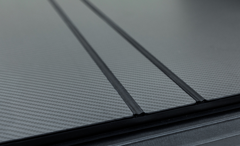 Chevrolet 2500 Tonneau Cover - Access - LOMAX Stance Hard Tri-Fold - Carbon Fiber - `15-`19