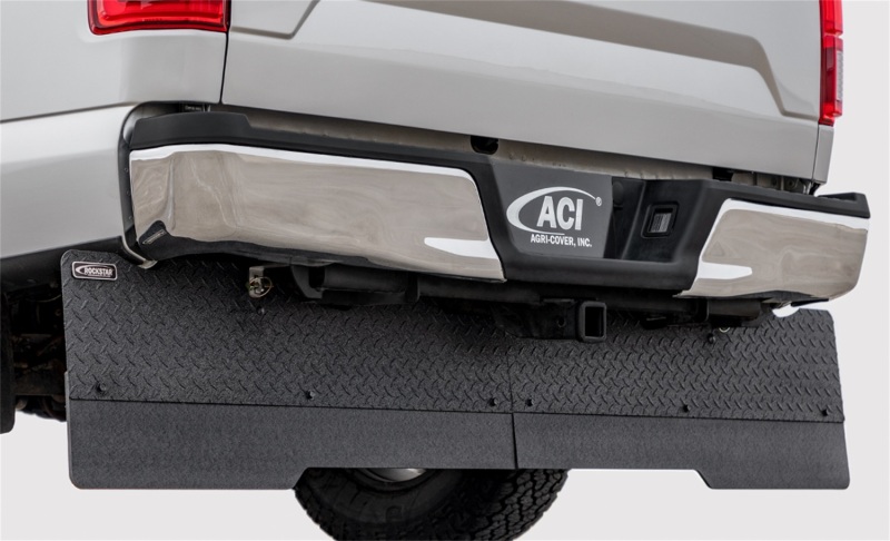 GMC 2500 Tow Flaps - Access - Rockstar Full Width Urethane Diamond Plate - Black Diamond Mist - `15-`16