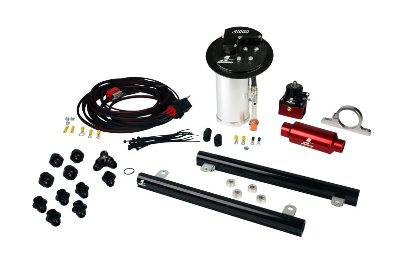 Ford Mustang Fuel System - Aeromotive - Stealth A1000 with 5.4L Cobra Jet Fuel Rails - `10-`13 Ford Mustang Fuel System - Aeromotive - Stealth A1000 with 5.4L Cobra Jet Fuel Rails - `10-`13