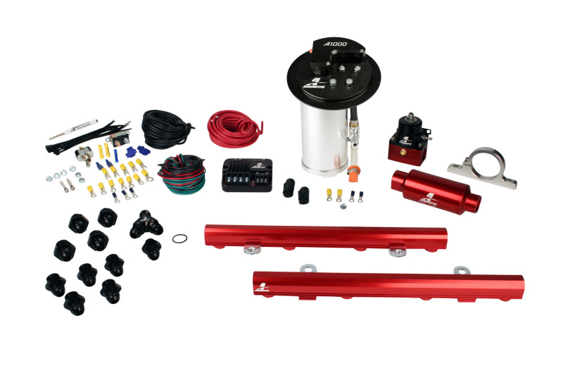 Ford Mustang GT Fuel Pump System - Aeromotive - Stealth A1000 Street w/Fuel Rails - `10-`13