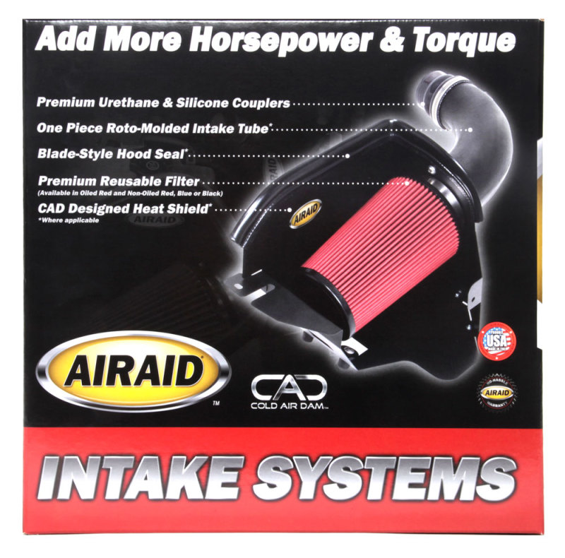 Toyota Tundra Performance Air Intake - Airaid - Cold Air Dam (CAD) - Red - `07-`14