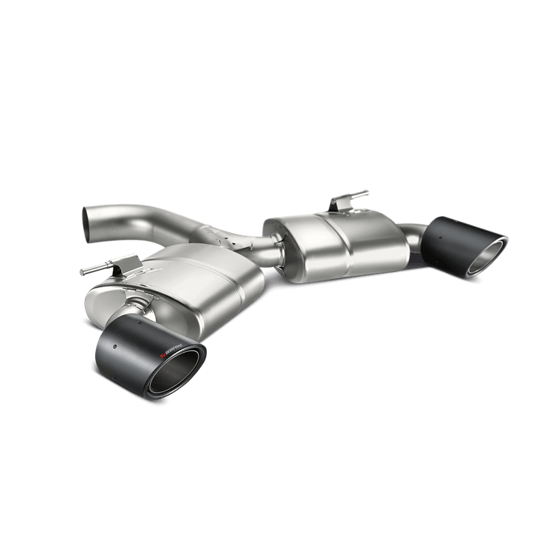 Volkswagen Golf GTI Performance Exhaust - Akrapovic - Slip-On Line - Titanium with Carbon Tips - `17-`18 Volkswagen Golf GTI Performance Exhaust - Akrapovic - Slip-On Line - Titanium with Carbon Tips - `17-`18