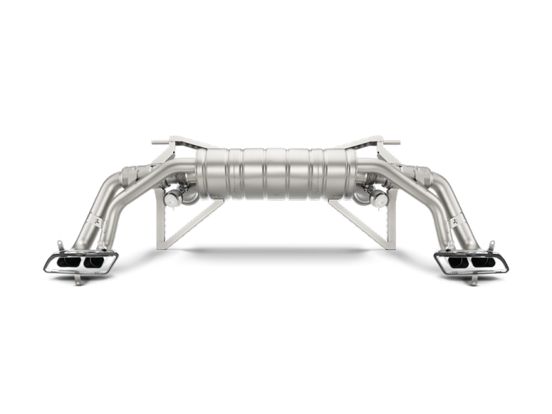 Audi R8 Performance Exhaust - Akrapovic - Slip-On Line - Carbon Titanium Tips - Titanium - `16-`17 Audi R8 Performance Exhaust - Akrapovic - Slip-On Line - Carbon Titanium Tips - Titanium - `16-`17