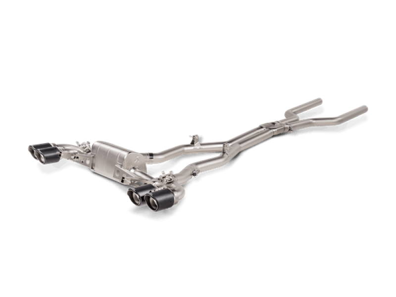BMW 8 Series Performance Exhaust - Akrapovic - Evo Cat Back - Titanium with Carbon Tips - 2021 BMW 8 Series Performance Exhaust - Akrapovic - Evo Cat Back - Titanium with Carbon Tips - 2021