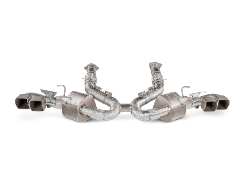 Chevrolet Corvette Performance Exhaust - Akrapovic - Slip-On Line - Titanium - 2020 Chevrolet Corvette Performance Exhaust - Akrapovic - Slip-On Line - Titanium - 2020