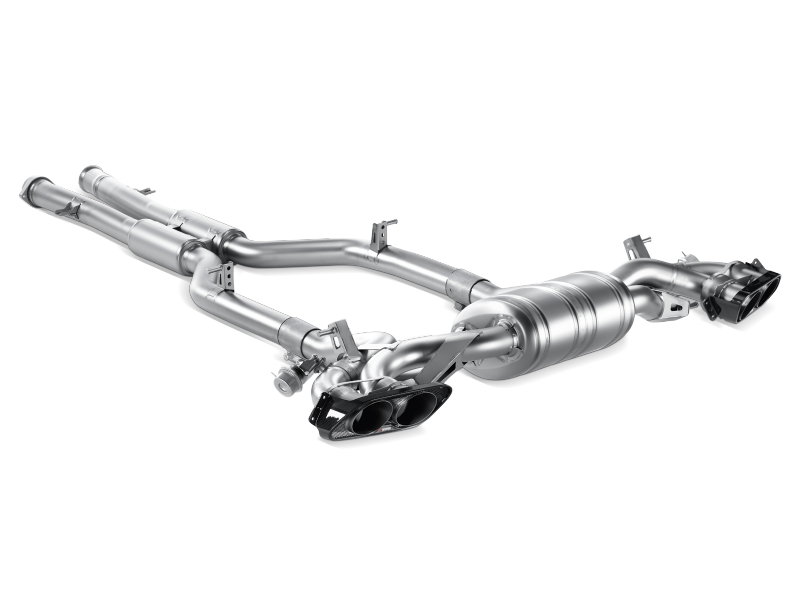 Mercedes-Benz SLS Performance Exhaust - Akrapovic - Evo Cat Back - Titanium w/ Carbon Tips - `10-`14 Mercedes-Benz SLS Performance Exhaust - Akrapovic - Evo Cat Back - Titanium w/ Carbon Tips - `10-`14