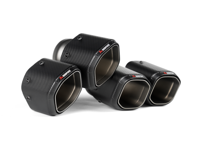 BMW M5 Performance Exhaust - Akrapovic - Hexagonal Carbon Fiber Tail Pipe Set - `24-`27