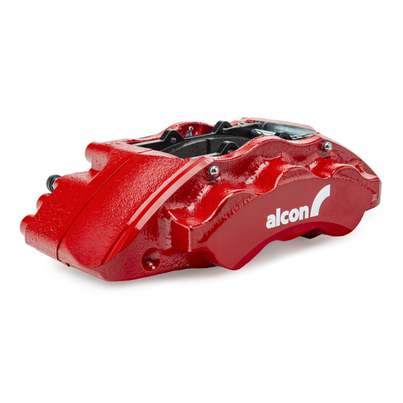 Chevrolet Silverado Brake Kit - Front - Alcon - 355x33mm Rotors + 6-Piston Caliper - Red - `19-`27