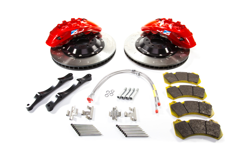 BMW M3 Brake Kit - Front - Alcon - 6 Piston Calipers + 400x34mm Rotors - Red - `15-`27