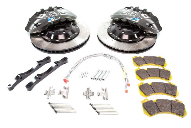 BMW M4 Brake Kit - Front - Alcon - 6 Piston Calipers + 400x34mm Rotors - Grey - `15-`27