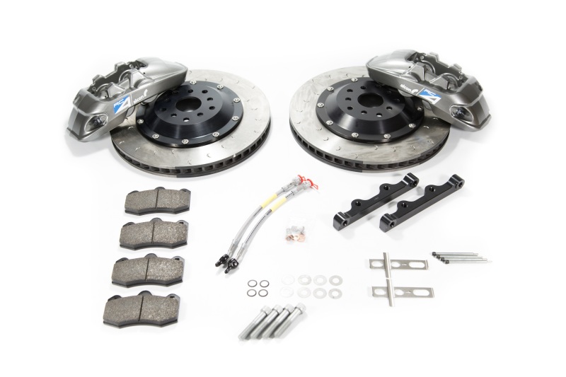 BMW M3 Brake Kit - Rear - Alcon - 4 Piston Calipers + 380x32mm Rotors - Grey - `15-`27