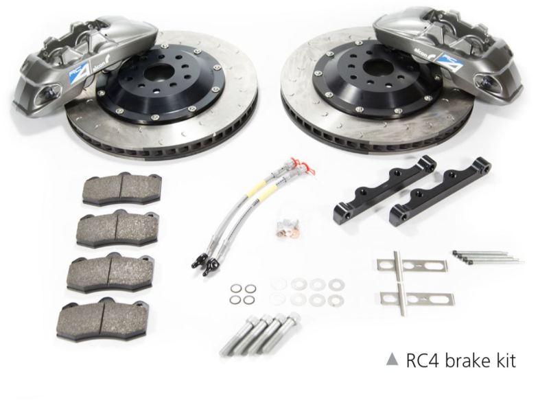 BMW M3 Brake Kit - Rear - Alcon - 4 Piston Calipers + 380x32mm Rotors - Grey - `15-`27