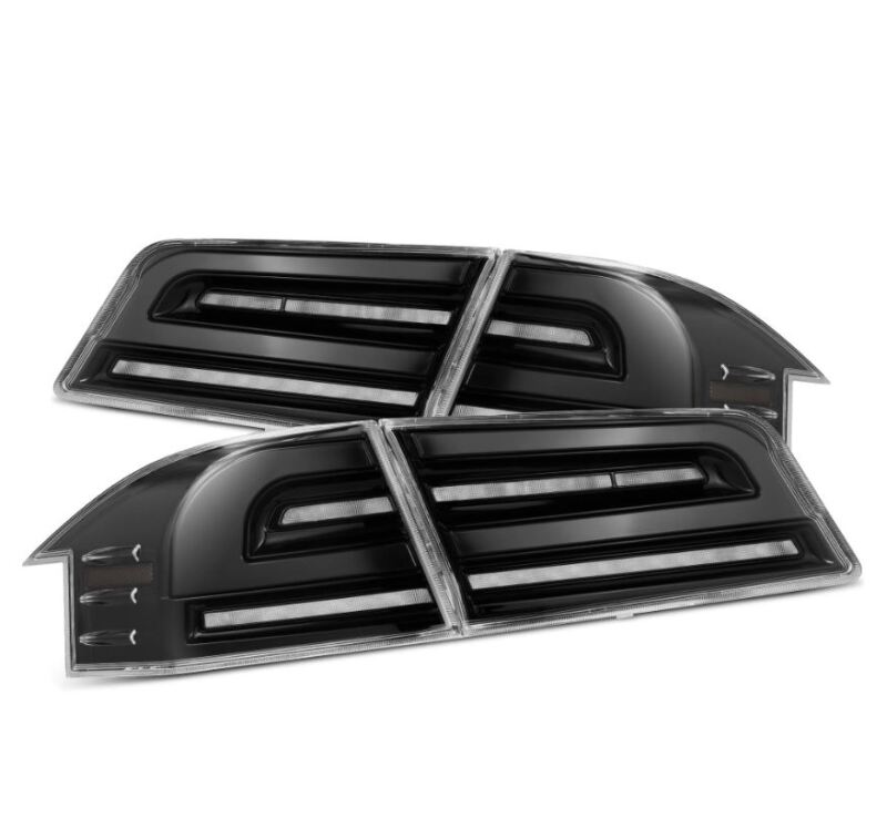 Tesla Model S Tail Lights - AlphaRex - LUXX-Series LED - Alpha-Black - `12-`21 Tesla Model S Tail Lights - AlphaRex - LUXX-Series LED - Alpha-Black - `12-`21