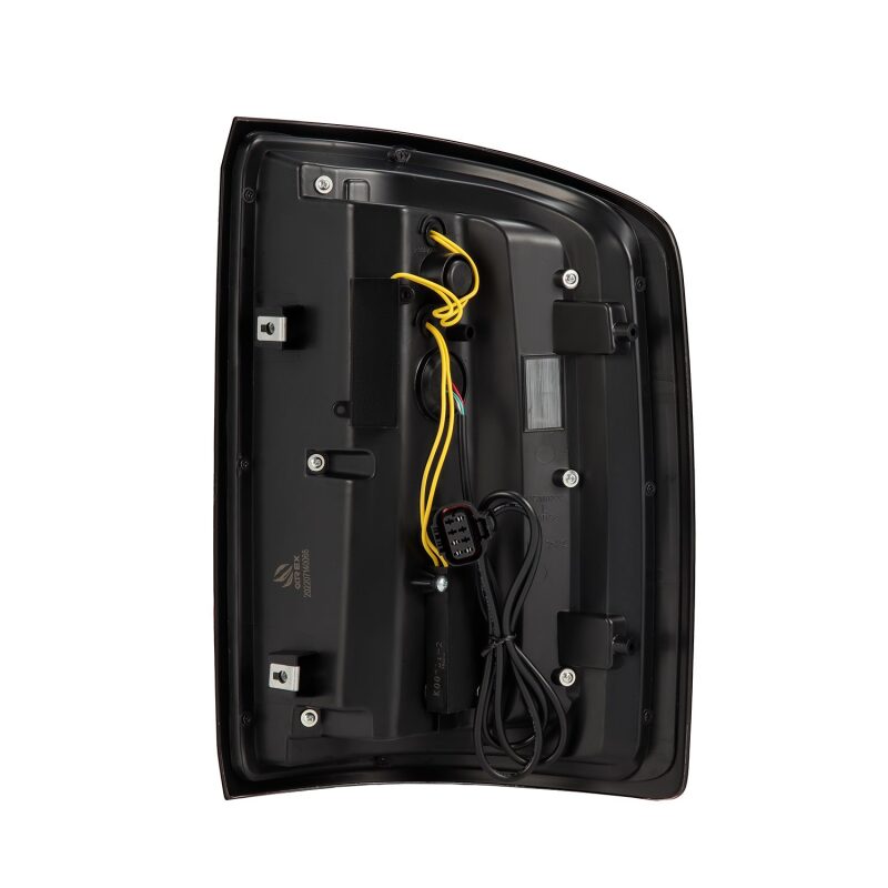 GMC Sierra 2500HD Tail Lights - AlphaRex - LUXX-Series LED - Black/Red - `14-`18