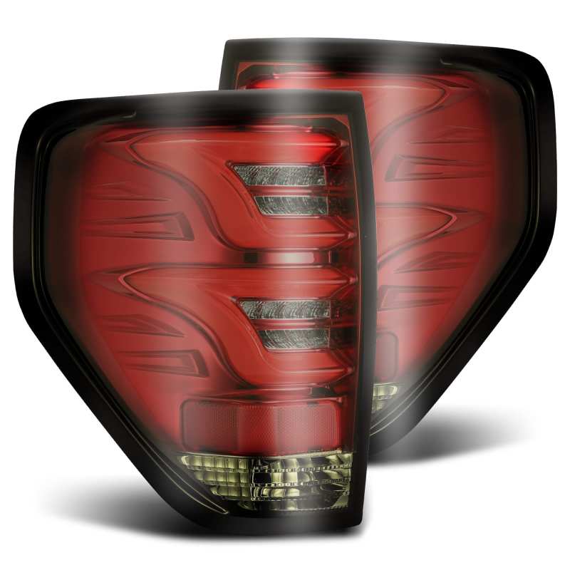 Ford F-150 Tail Lights - AlphaRex - PRO-Series - Red Smoke - `09-`14 Ford F-150 Tail Lights - AlphaRex - PRO-Series - Red Smoke - `09-`14