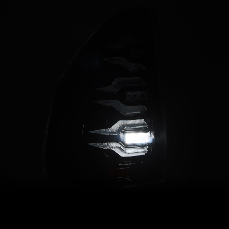 Lexus GX470 Tail Lights - AlphaRex - Luxx-Series LED - Alpha-Black - `14-`21