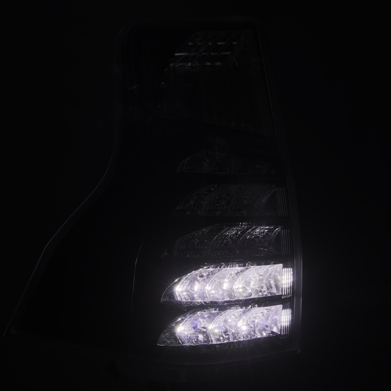 Lexus GX470 Tail Lights - AlphaRex - PRO-Series LED - Alpha Black - `14-`21