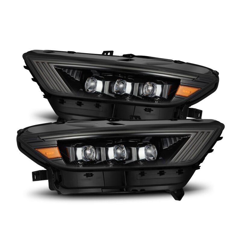 Ford Mustang Headlights - AlphaRex - NOVA LED Projector with Activ Light/Sequential Signal + Switchback DRL - Alpha-Black - `15-`17 Ford Mustang Headlights - AlphaRex - NOVA LED Projector with Activ Light/Sequential Signal + Switchback DRL - Alpha-Black - `15-`17