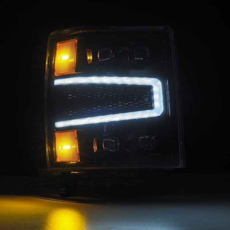 Chevrolet 1500 Headlights - AlphaRex - NOVA-Series LED Projector - Alpha-Black - `04-`15