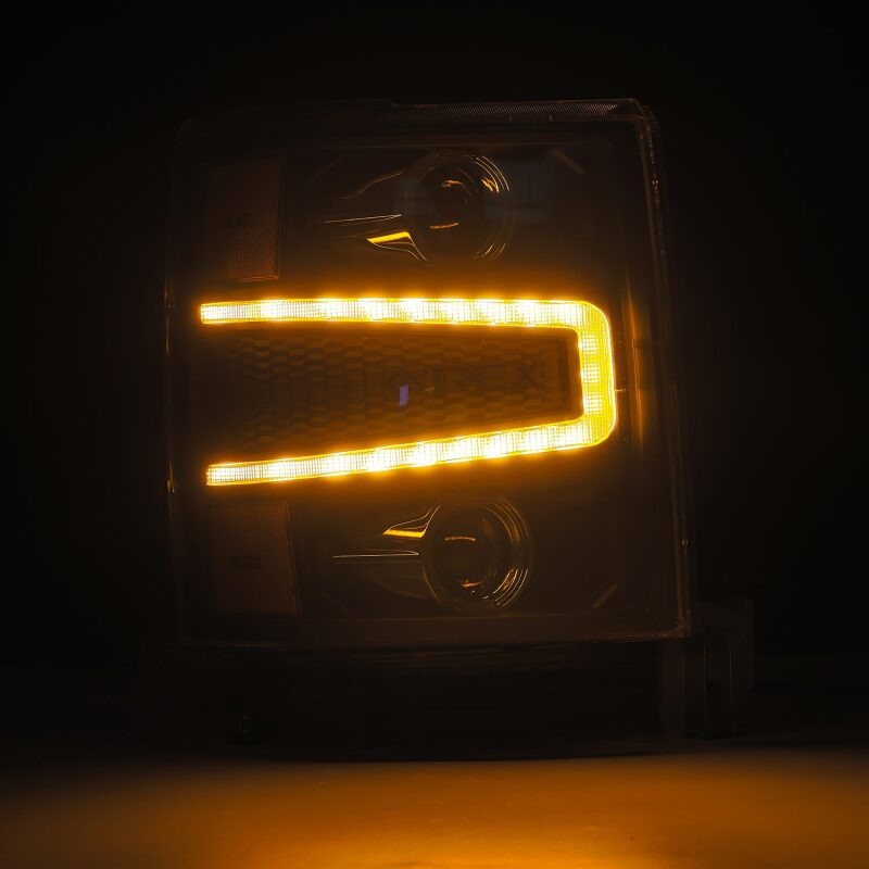 Chevrolet 1500 Headlights - AlphaRex - NOVA-Series LED Projector - Alpha-Black - `04-`15
