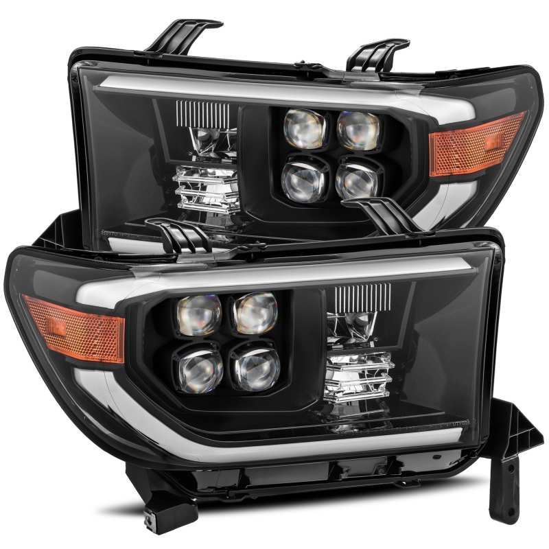 Toyota Tundra Headlights - AlphaRex - NOVA-Series LED Projector - Jet Black - `07-`13 Toyota Tundra Headlights - AlphaRex - NOVA-Series LED Projector - Jet Black - `07-`13