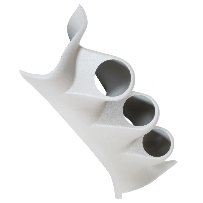 Dodge Magnum Gauge Pod - A-Pillar - AutoMeter - Triple Pillar - Tan - `06-`08