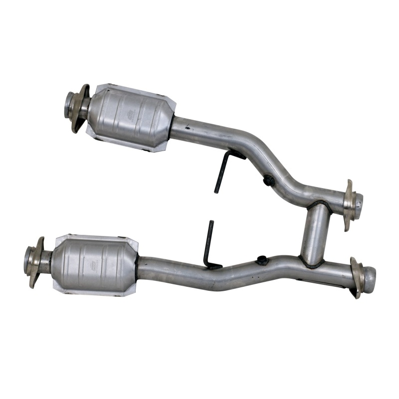Ford Mustang Mach 1 Performance Exhaust - Mid - BBK - Short Mid H Pipe with Catalytic Converters - `96-`04