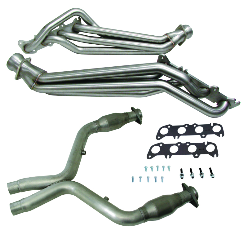 Ford Mustang Performance Exhaust - BBK - Full Header & Cat, Long Tube, 1-3/4 in., 304 Stainless Steel, High Flow Catted X-Pipe - `11-`14 Ford Mustang Performance Exhaust - BBK - Full Header & Cat, Long Tube, 1-3/4 in., 304 Stainless Steel, High Flow Catted X-Pipe - `11-`14