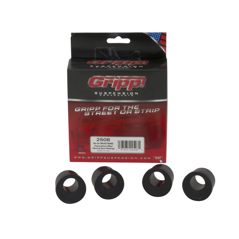 Ford Mustang Steering Rack Bushings - BBK - Offset Polyurethane - `86-`04