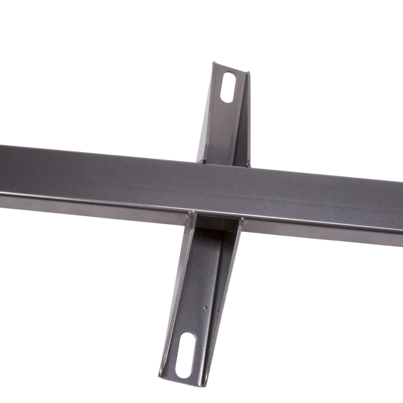 Ford Mustang Subframe Connector - BBK - Full Length with Seat Support Bracket - Black - `94-`04