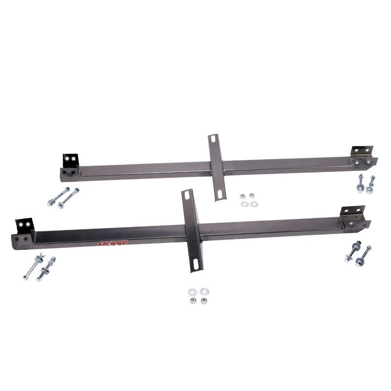 Ford Mustang Subframe Connector - BBK - Full Length with Seat Support Bracket - Black - `94-`04